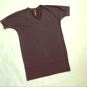 LOLE active dolman tunic dress XL 12/14 gray